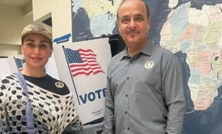 Actress Reema casts her vote in the ongoing elections in the United States