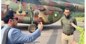 Federal Information Minister visits Line of Control with national and international media